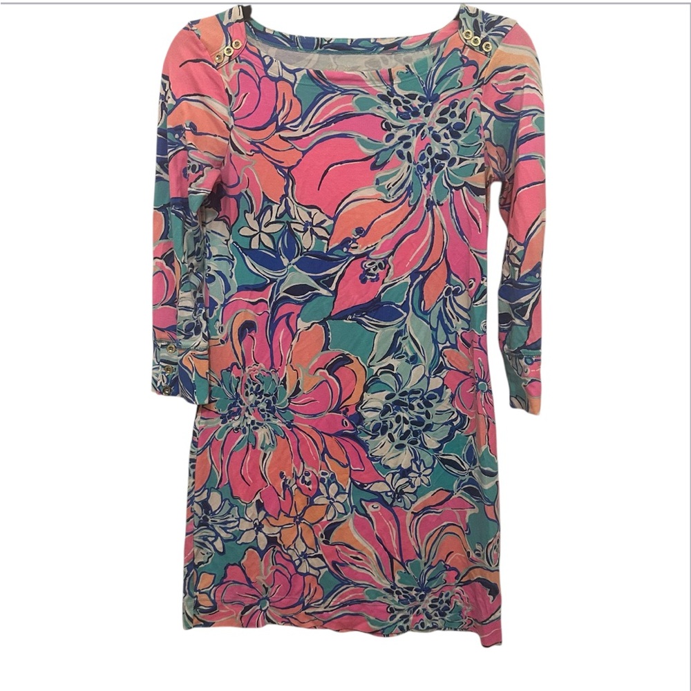 Lilly Pulitzer preowned size XS Floral Multicolor Women's Dress